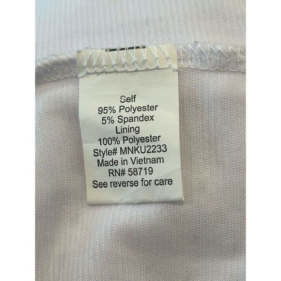 NY Collection White Eyelet Women's XL Short Sleeve Top - Picture 4 of 5